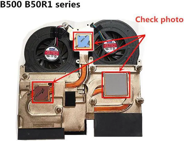 Alt view image 2 of 4 - Laptop/Notebook CPU Cooling Radiator Heatsink/Fan for Lenovo IdeaCentre B500 B50R1 B505 B510 31043696 BASA0815R2M