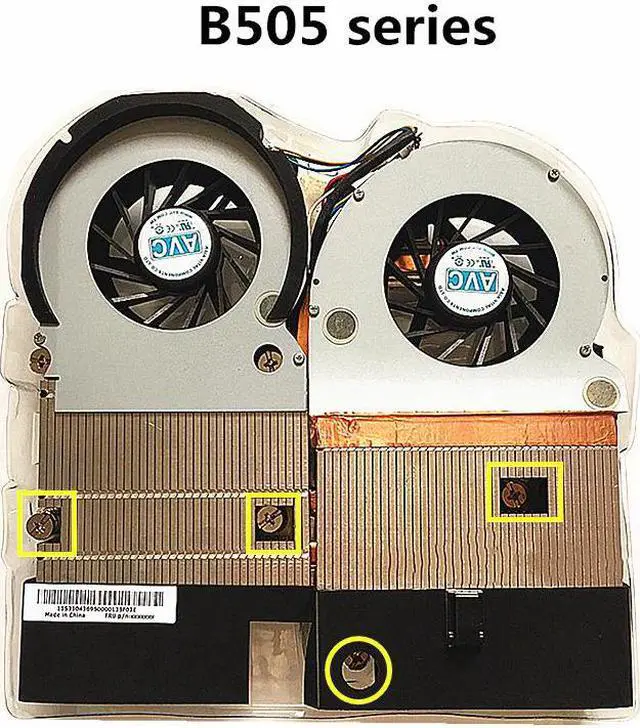 Alt view image 3 of 4 - Laptop/Notebook CPU Cooling Radiator Heatsink/Fan for Lenovo IdeaCentre B500 B50R1 B505 B510 31043696 BASA0815R2M