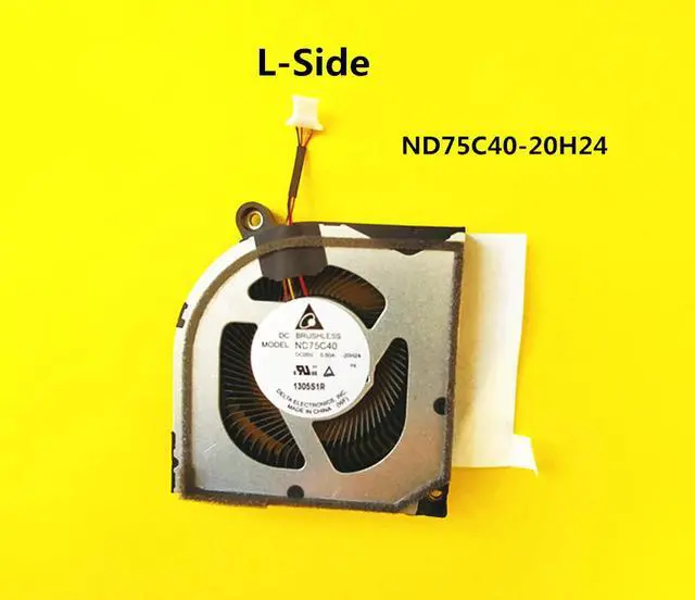 Alt view image 4 of 4 - Laptop CPU/GPU Cooling Fan For Acer Predator Helios 300 ND75C40-20H24