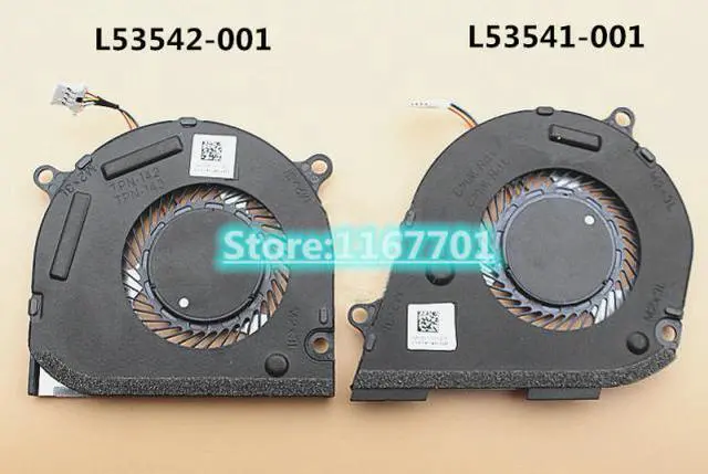 Main image of Laptop/Notebook CPU/GPU Cooling Fan For HP ENVY X360 15-DS 15-DR L53542-001 L53541-001 TPN-W142 TPN-W143