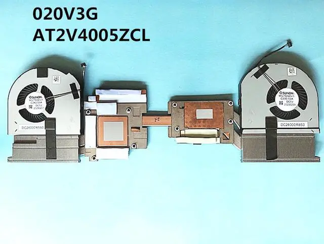 Alt view image 4 of 5 - 2020 Laptop CPU/GPU Cooling Heatsink&Fan for Dell Precsion 7750 M7750 01NTTD RTX3000 RTX4000 80W 0FRNMW 110W RTX5000 020V3G
