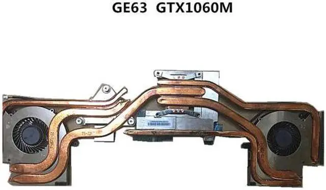 Main image of Laptop/Notebook CPU/GPU Cooling Radiator heatsink&fan for MSI GE63 GE63VR 7RE Raider MS-16P1 GTX1060M 1060 6 Brass upgrade