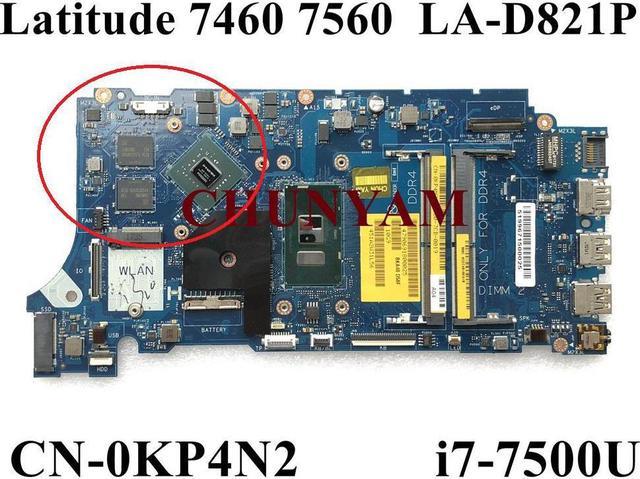 LA-D821P i7-7500U 940MX 4GB Video FOR Inspiron 7460 7560 vostro