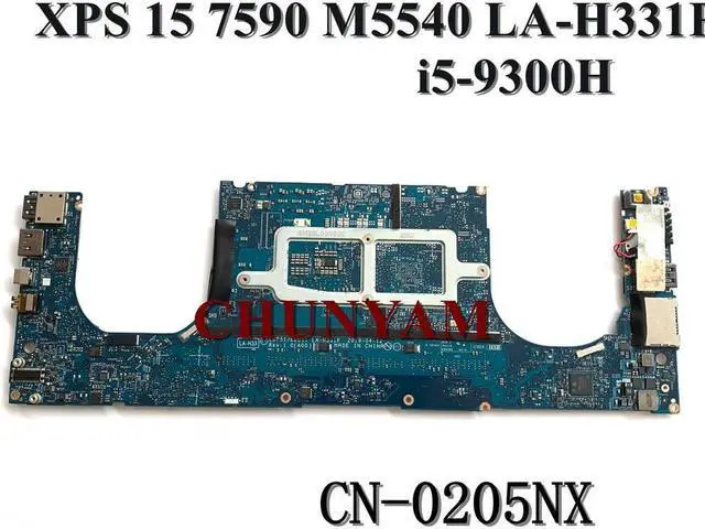 Alt view image 6 of 6 - LA-H331P For Precision 5540 XPS 15 7590 Laptop Motherboard Mainboard w/ i5-9300H CN-0205NX 205NX Mainboard 100% Tested
