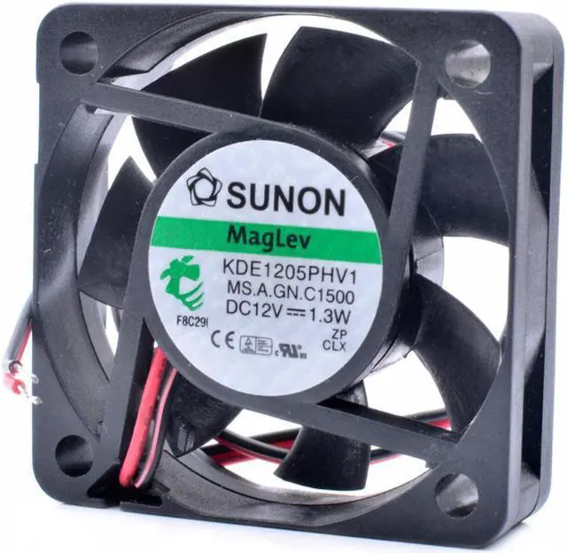 Alt view image 3 of 5 - KDE1205PHV1 5cm 5015 50x50x15mm 12V 1.3W magnetic suspension bearing cooling fan
