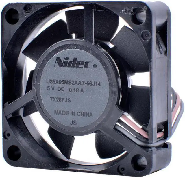 Alt view image 2 of 3 - and COOLING REVOLUTION U35X05MS2AA7-56J14 35mm 3510 3.5cm DC 5V 0.18A  Small equipment cooling fan