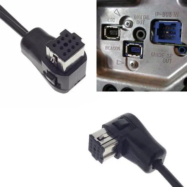Alt view image 3 of 3 - Car Audio 3.5mm Clip Jack Plug Mic Stereo External Microphone Bluetooth Adapter for Pioneer IP-BUS for Smartphone