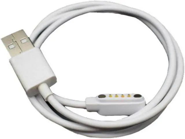 Alt view image 2 of 4 - Smart Watch Charger For q100 q750 GT68 GT88 G3 KW18 Y3 KW88 Zeblaze thor 4 Smart Watch Accessory 4Pin Magnetic Charging Cable