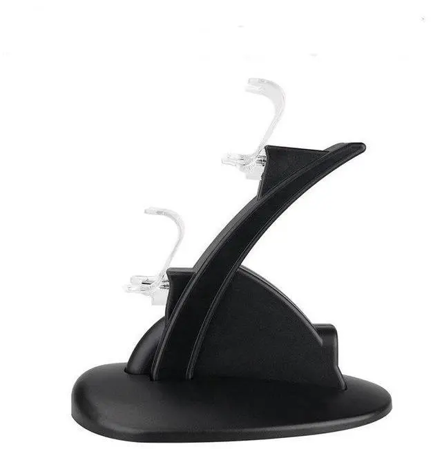 Alt view image 3 of 6 - Wireless gamepad charger USB power cord Blu-ray Airplane dock Dual charger bracket for PS4 gamepad charging adapter