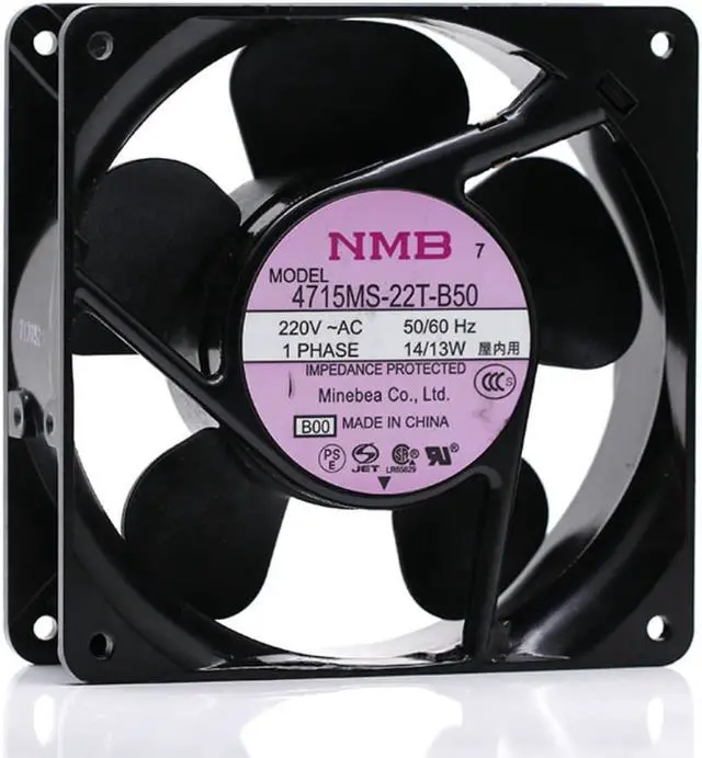 Main image of 220V cooling fan 12cm For NMB 4715ms-22t-b50 220V 14 / 13W 12cm 12038 AC cabinet cooling fan