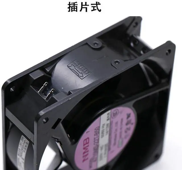 Alt view image 3 of 3 - 220V cooling fan 12cm For NMB 4715ms-22t-b50 220V 14 / 13W 12cm 12038 AC cabinet cooling fan