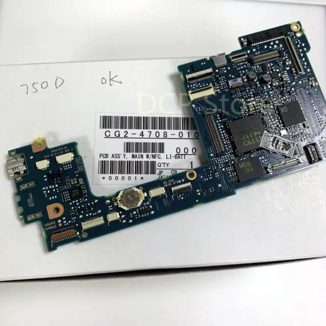 Alt view image 2 of 2 - Main Circuit Board/mother Board PCB Repair Parts For Canon EOS 750D Kiss X8i Rebel T6i DS126571 SLR CG2-4708-010