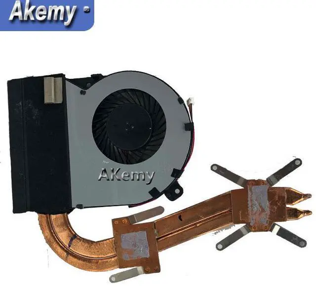 Alt view image 2 of 6 - Akemy 13NB01X1AM0101-147E  for ASUS X750J X750JN X750JB Heatsinki with Fan  CPU Cooling Fan Heatsink Heat Sink Cooler