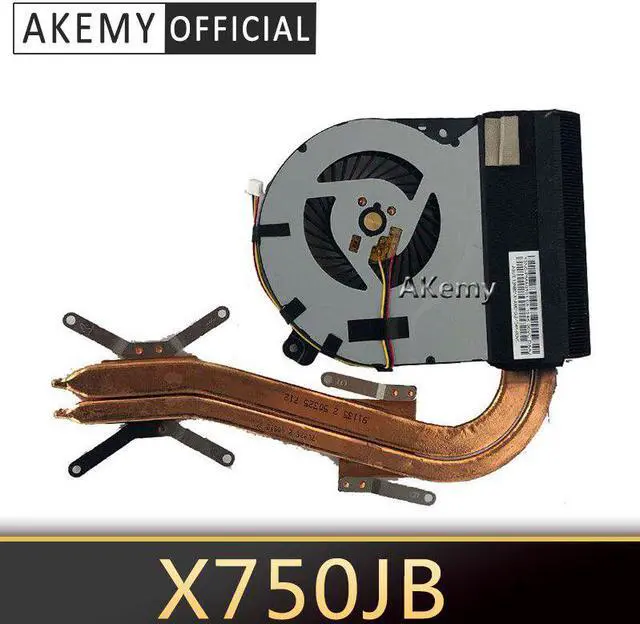 Main image of Akemy 13NB01X1AM0101-147E  for ASUS X750J X750JN X750JB Heatsinki with Fan  CPU Cooling Fan Heatsink Heat Sink Cooler
