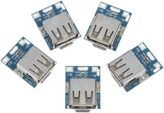 Alt view image 3 of 4 - 5V 1A 3.7V Power Bank Charger Circuit Board Lithium Charger Board Plate Boost Charging Module DIY For Power Bank