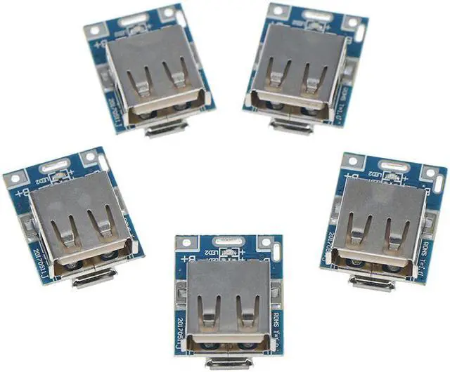 Alt view image 2 of 4 - 5V 1A 3.7V Power Bank Charger Circuit Board Lithium Charger Board Plate Boost Charging Module DIY For Power Bank