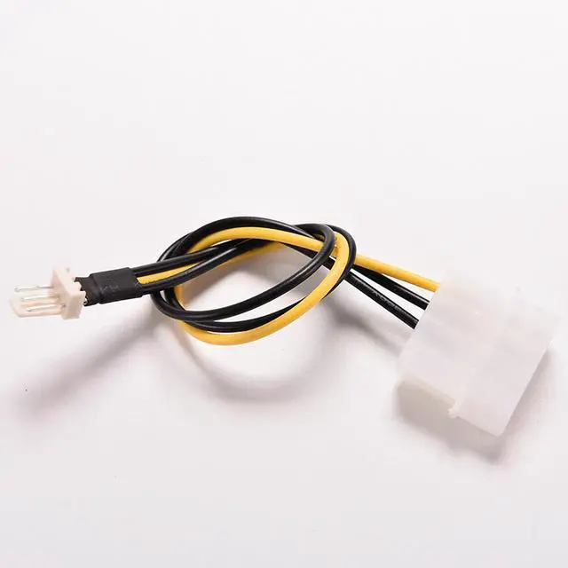 Alt view image 2 of 4 - 5pcs Computer Cooling Fan Power Cables 4 Pin to 3 Pin PC CPU Power Supply Extension Cable Cord Connector Adapter