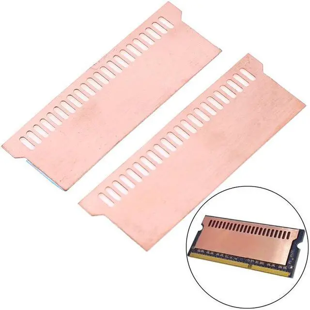 Main image of 0.5mm Radiator RAM Memory Cooler Heat Sink Pure Copper Notebook Gaming Laptop Memory Heatsink Cooling Vest