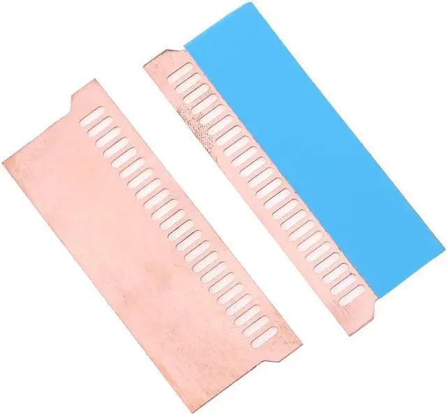 Alt view image 2 of 4 - 0.5mm Radiator RAM Memory Cooler Heat Sink Pure Copper Notebook Gaming Laptop Memory Heatsink Cooling Vest