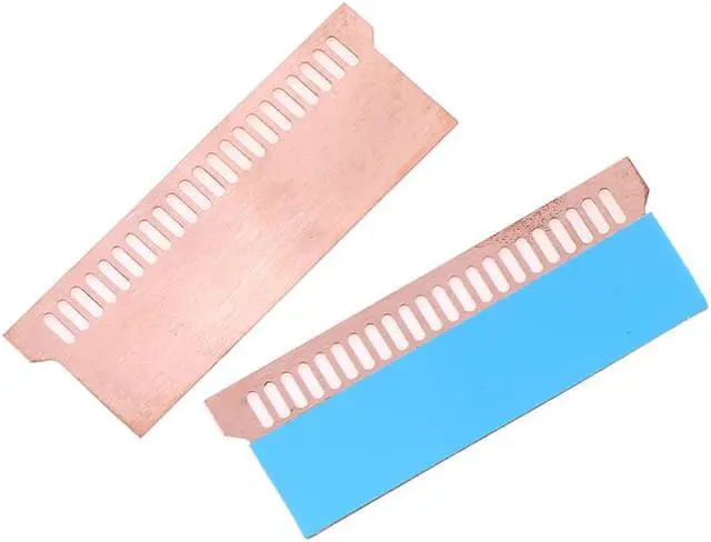 Alt view image 3 of 4 - 0.5mm Radiator RAM Memory Cooler Heat Sink Pure Copper Notebook Gaming Laptop Memory Heatsink Cooling Vest