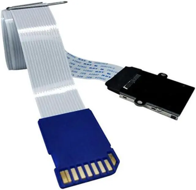 Alt view image 2 of 4 - 48cm SD to SD Card Extension Cable Card Read Adapter Flexible Extender Micro SD/SDHC Extender Cord Linker