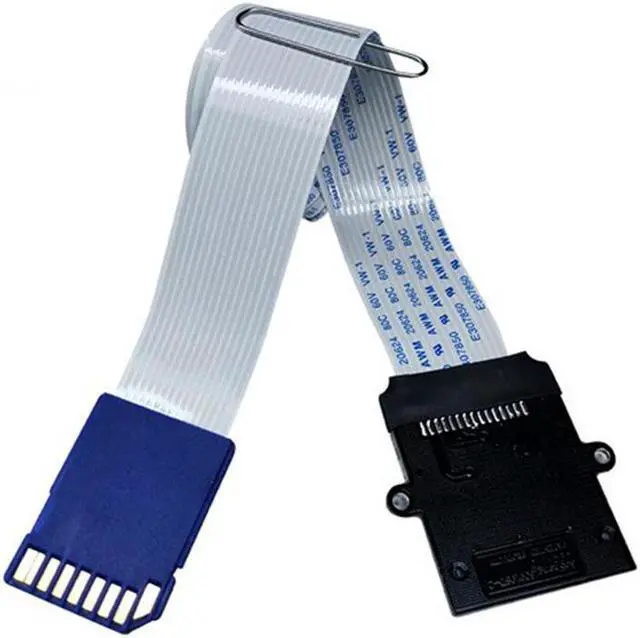 Main image of 48cm SD to SD Card Extension Cable Card Read Adapter Flexible Extender Micro SD/SDHC Extender Cord Linker