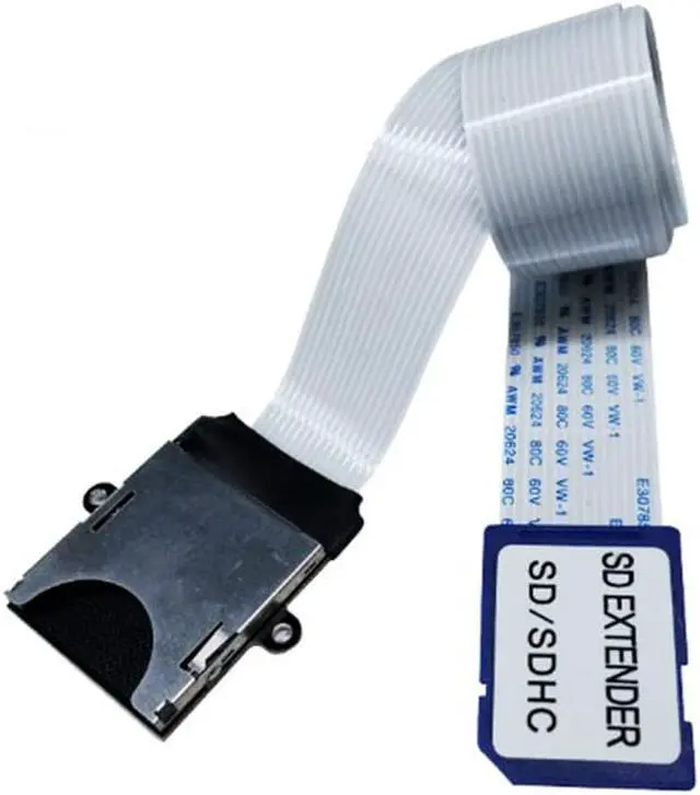 Alt view image 3 of 4 - 48cm SD to SD Card Extension Cable Card Read Adapter Flexible Extender Micro SD/SDHC Extender Cord Linker