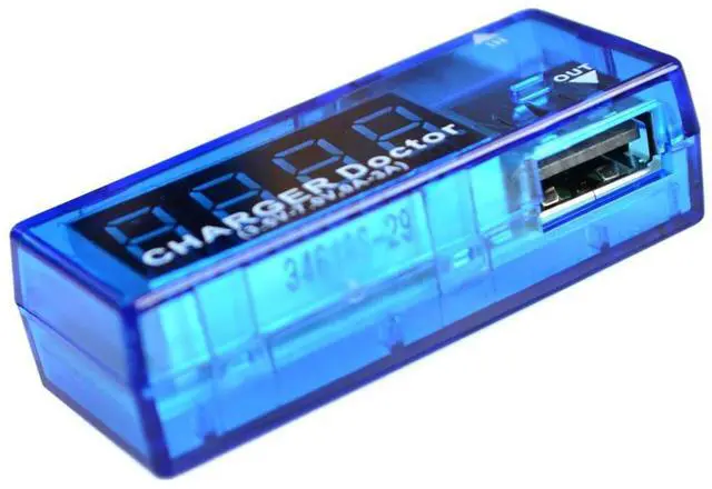 Alt view image 2 of 3 - Digital USB Mobile Power charging current voltage Tester Meter Mini USB charger doctor voltmeter ammeter