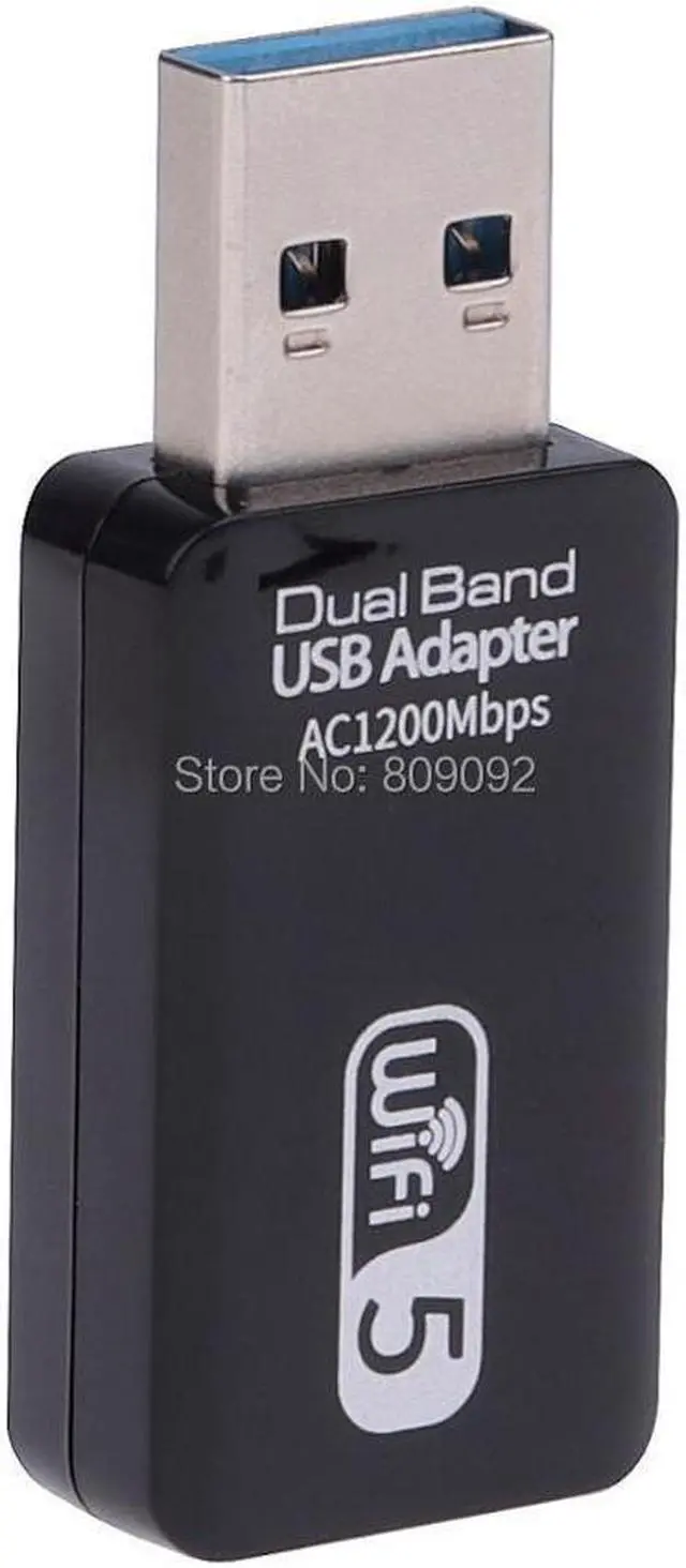 Alt view image 2 of 3 - USB 3.0 Wifi Adapter 2.4G 5G 1200Mbps Wifi USB Ethernet Network Card Dual Band Wireless Wifi Dongle Receiver for PC Desktop