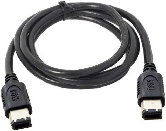 Alt view image 2 of 2 - CY Cable FW-016-1.8M 6 Pin 6pin IEEE 1394 IEEE 1394 Firewire 400 6 6 iLink Cable IEEE 1394 1.8M Black