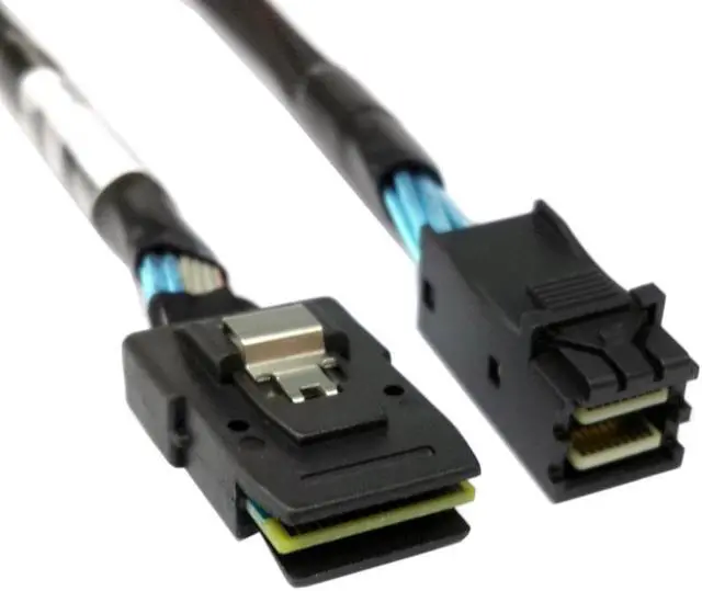Alt view image 3 of 3 - Internal Mini SAS SFF-8087 to Mini SAS High Density HD SFF-8643 Data Server Hard Disk Raid Cable 50cm
