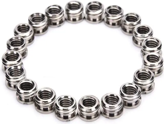 Alt view image 3 of 3 - 1Pack (10PCS) SR10 3/8"-16 to 1/4"-20 Reducer Bushing Convert Screw Adapter