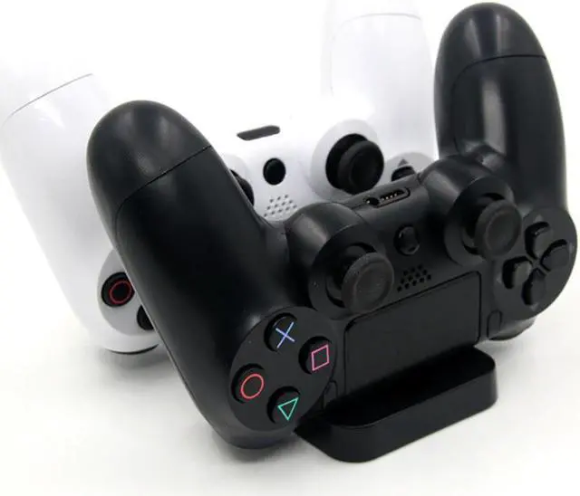 Alt view image 2 of 3 - 1PC Dual Charger USB Charging Dock Gaming Controller Stand Station For PS4 Handle Games Console