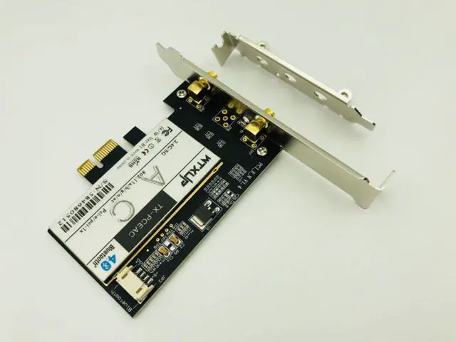 Alt view image 2 of 3 - PCi Express 7260AC 2.4G / 5G Dual Band 7260HMW 867 Mbps Wireless PCI-E Wi-Fi Bluetooth 4.0 7260 WIFI CARD Desktop AC-7260 WLAN