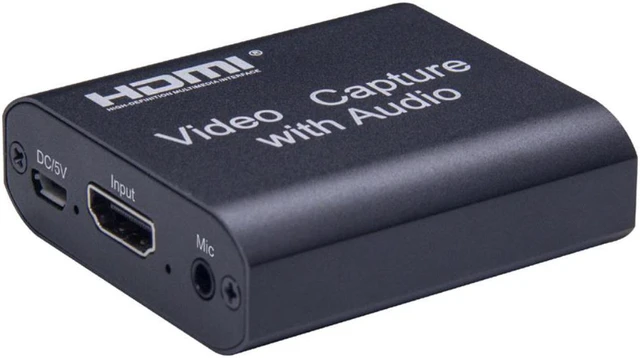 Alt view image 3 of 3 - HDMI Video Capture Card Device USB 2.0 4K 1080P Loop Out Audio Capture Card Live Streaming Recording for PC PS4 HD Game Capture