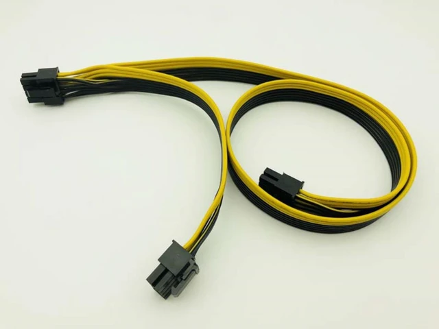 10PCS 8Pin to 8Pin(6+2) Video Card Power Supply Cable Dual Port ...