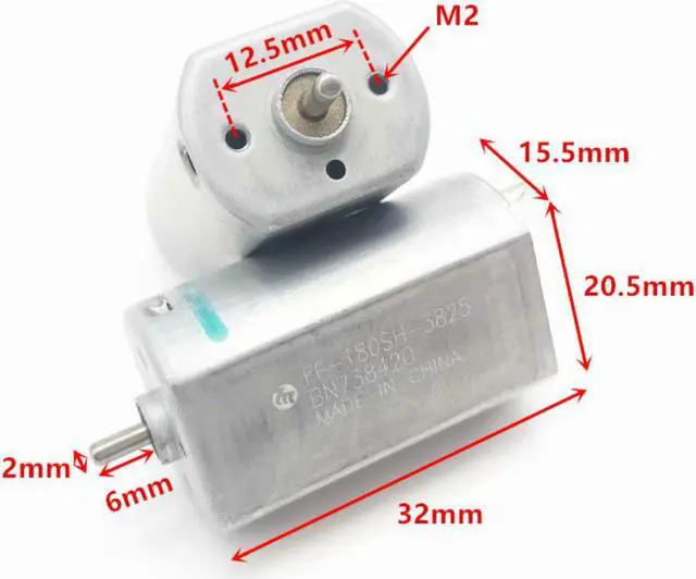 Alt view image 2 of 6 - Mabuchi FF-180SH-3825 180 DC motor 1.2V 8500rpm electric shaver motor~