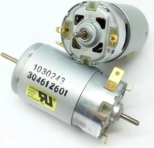 Main image of Johnson 1030243 18V 11200rpm high speed double output shaft 390 DC motor~