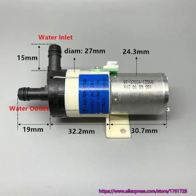 Alt view image 3 of 4 - CJWP27 12V water pump self-priming 370 diaphragm pump RF-370CA-12560 12V pump