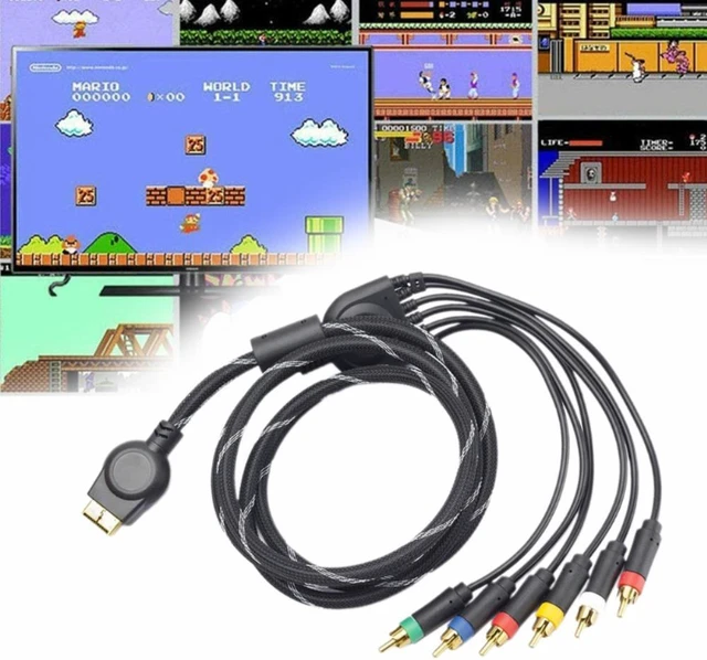 Alt view image 2 of 6 - Component AV Cable High Resolution HDTV Component RCA Audio Video Cable Compatible with PS3 PS2 Gaming Console Au04 21