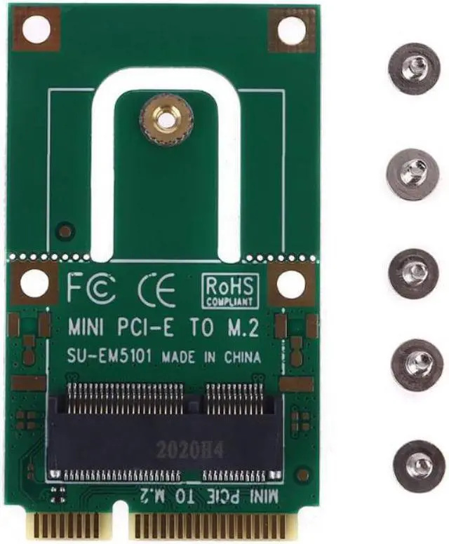 Alt view image 3 of 6 - Mini PCI-E to m2 Adapter Converter Expansion Card m2 Key NGFF E Interface for m2 Wireless WiFi Module for Laptop and Wholesalse