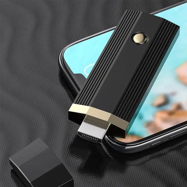 Alt view image 2 of 4 - Wireless Display Receiver WiFi Wireless HDMI-Compatible 1080P Mirror Screen Projector DLNA for Android IOS TV Stick