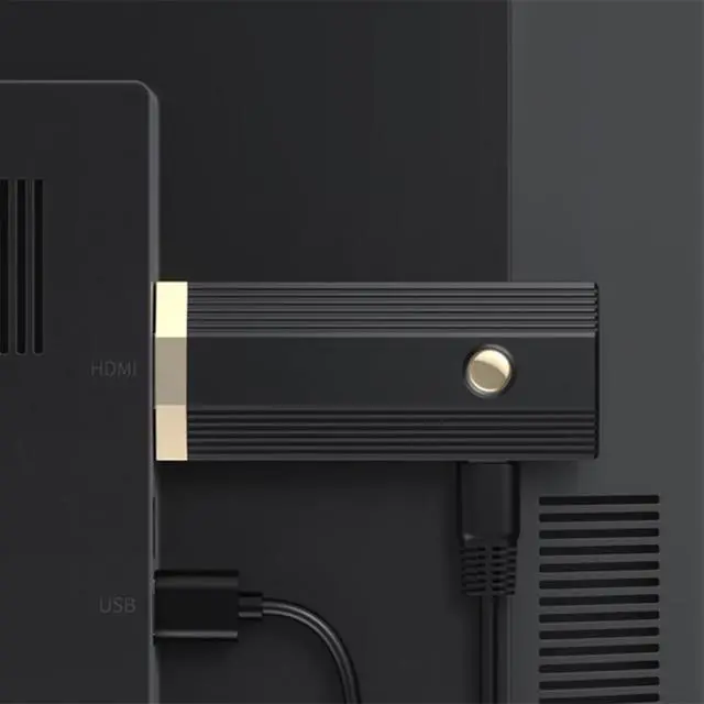 Alt view image 3 of 4 - Wireless Display Receiver WiFi Wireless HDMI-Compatible 1080P Mirror Screen Projector DLNA for Android IOS TV Stick