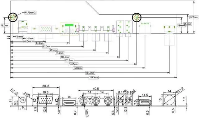 Alt view image 3 of 4 - Tv+Hdmi+Vga+Av+Usb+Audio Tv Lcd Driver Board 15.4 Inch Lp154W01 B154Ew08 B154Ew01 Lp154Wx4 1280X800 Lcd Controller Board Diy Kit