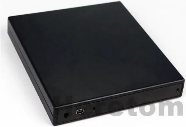 Alt view image 3 of 5 - Heretom 12.7mm USB 2.0 External DVD/CD-ROM Case IDE/ PATA to SATA Optical Disk Drive Enclosure For Laptop PC