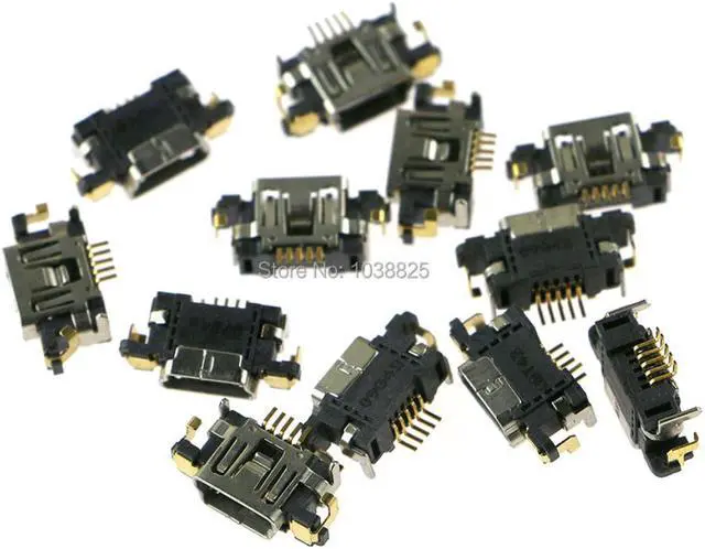 Alt view image 2 of 6 - For PSP 1000 2000 3000 USB Data Port USB Socket USB Connector Interface Charger Slot Replacement