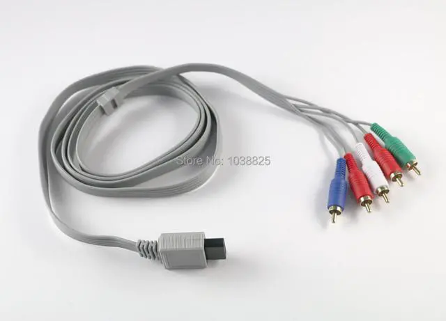 Main image of 10pcs/lot 1.8m Component AV Cable High-Definition 1080i/720p HDTV AV Audio Adapter Cable Cord Wire 5RCA For Nintendo Wii
