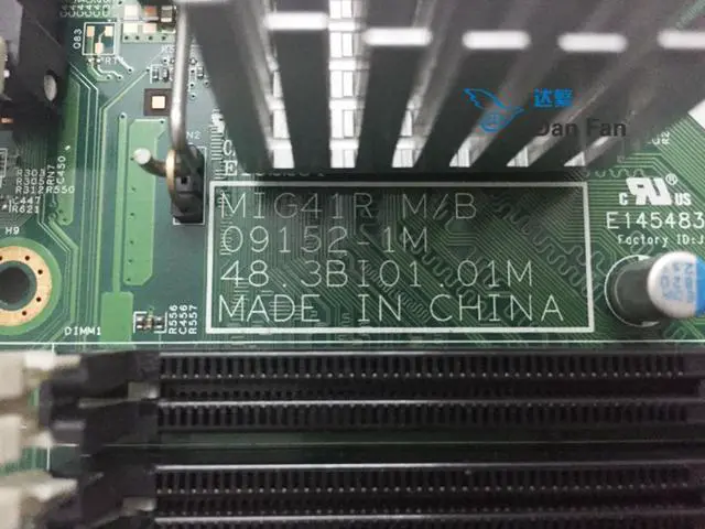 Alt view image 5 of 6 - CN-07N90W 7N90W For DELL Vostro 230 Desktop Motherboard MIG41R 09152-1M 48.3BI01.01M Mainboard 100%tested fully work