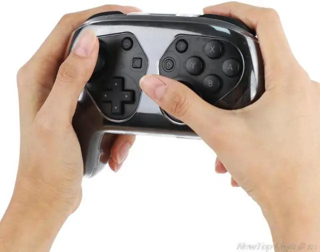 Alt view image 3 of 3 - Transparent Clear Crystal Case Hard Controller Protective Cover Handle Shell for Nintend Switch Pro Controller M26 21 Dropship