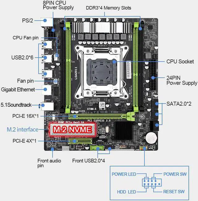 Alt view image 6 of 6 - Audio Board w/Cable For Lenovo G570 G575 G470 Series, LS-6751P